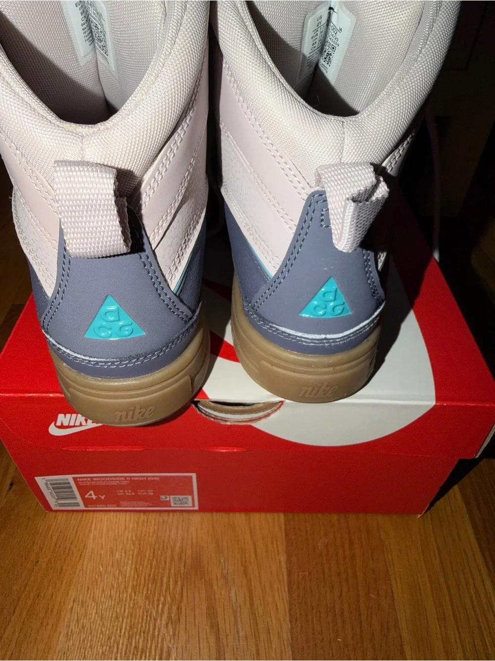 Nike ACG Two-Tone Pink and Blue Duckboot Sneakers